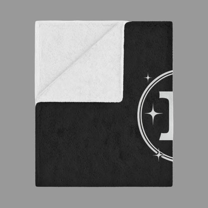Bitcoin Logo Minky Blanket — Soft Crypto Throw Blanket with LAYERØ Design