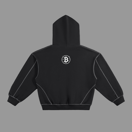 Hoodie with bitcoin
