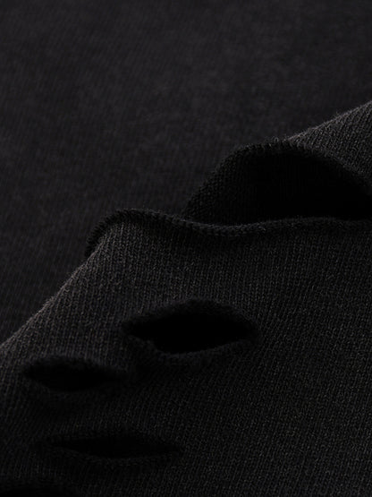 BitCoin Snow Washed Raw-Hem T-Shirt